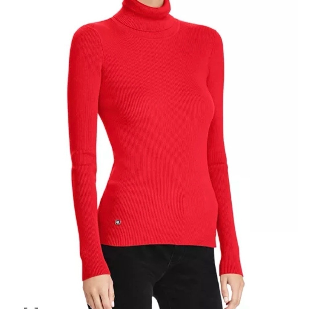 Lauren Ralph Lauren Vibrant Red Turtleneck Sweater